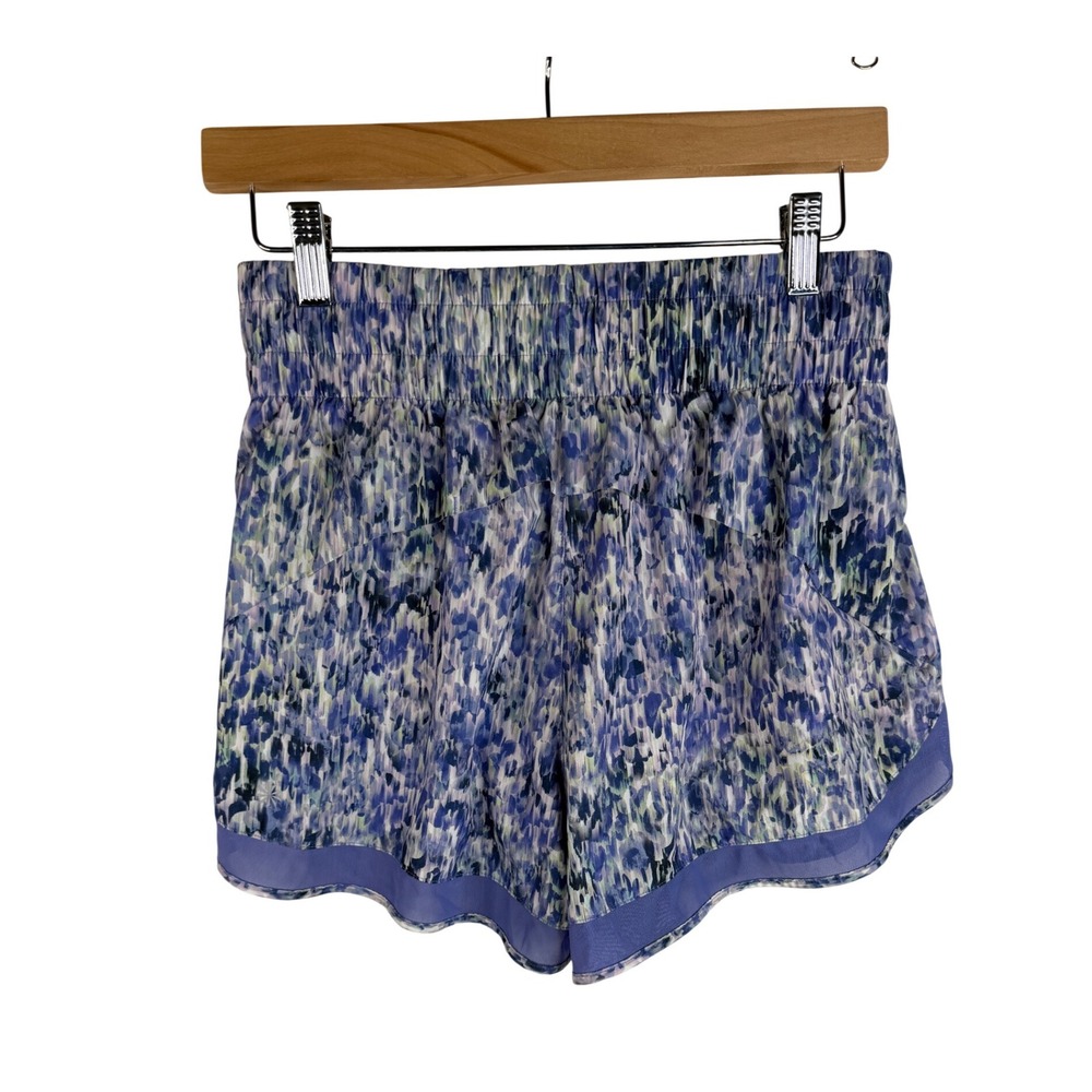 Athleta High Rise Run Short size Small Purple/White - Picture 4 of 7